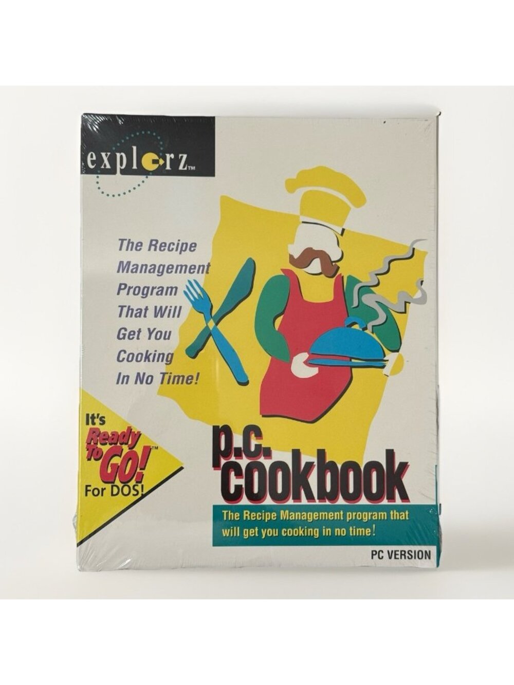 VTG Explorz P.C. Cookbook Recipe Management Software Package for DOS NEW SEALED